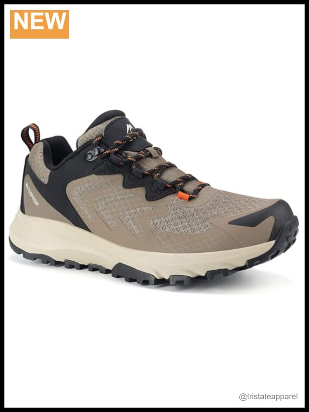 Men's Waterproof Hiking Shoes Lightweight Breathable Anti Slip Outdoor Trails